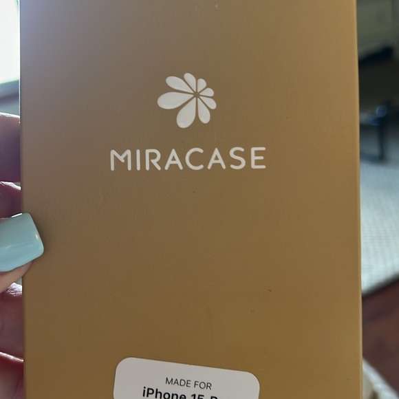 Miracase Glass Series for iPhone 15 Pro Phone Case for iPhone 15 Pro Clear Black - Picture 7 of 7